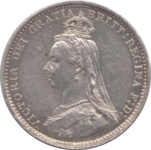 1887 THREEPENCE ( VF ) - THREEPENCE - Cambridgeshire Coins