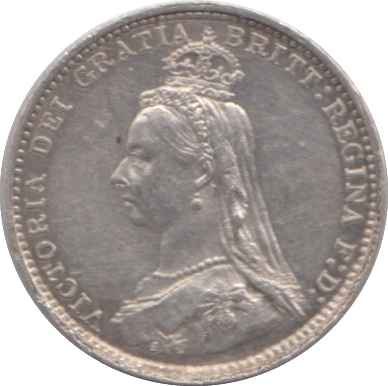 1887 THREEPENCE ( VF ) - THREEPENCE - Cambridgeshire Coins