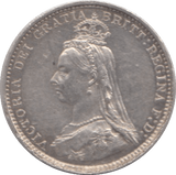 1887 THREEPENCE ( VF ) - THREEPENCE - Cambridgeshire Coins