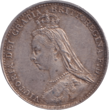 1887 THREEPENCE ( VF ) - Threepence - Cambridgeshire Coins