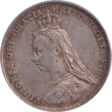 1887 THREEPENCE ( VF ) - Threepence - Cambridgeshire Coins