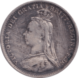 1887 THREEPENCE ( VF ) - Threepence - Cambridgeshire Coins