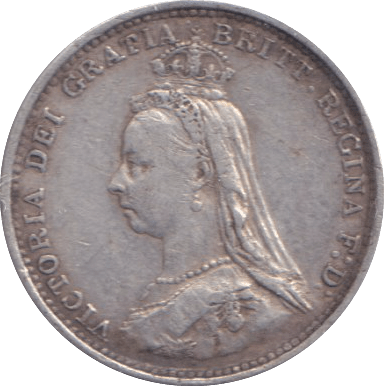 1887 THREEPENCE ( VF ) - THREEPENCE - Cambridgeshire Coins