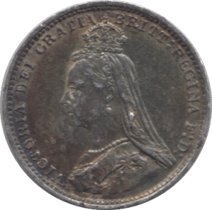 1887 THREEPENCE ( VF ) - THREEPENCE - Cambridgeshire Coins