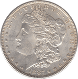 1887 USA SILVER MORGAN DOLLAR PHILADELPHIA MINT - SILVER WORLD COINS - Cambridgeshire Coins