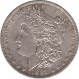 1887 USA SILVER MORGAN DOLLAR PHILADELPHIA - SILVER WORLD COINS - Cambridgeshire Coins