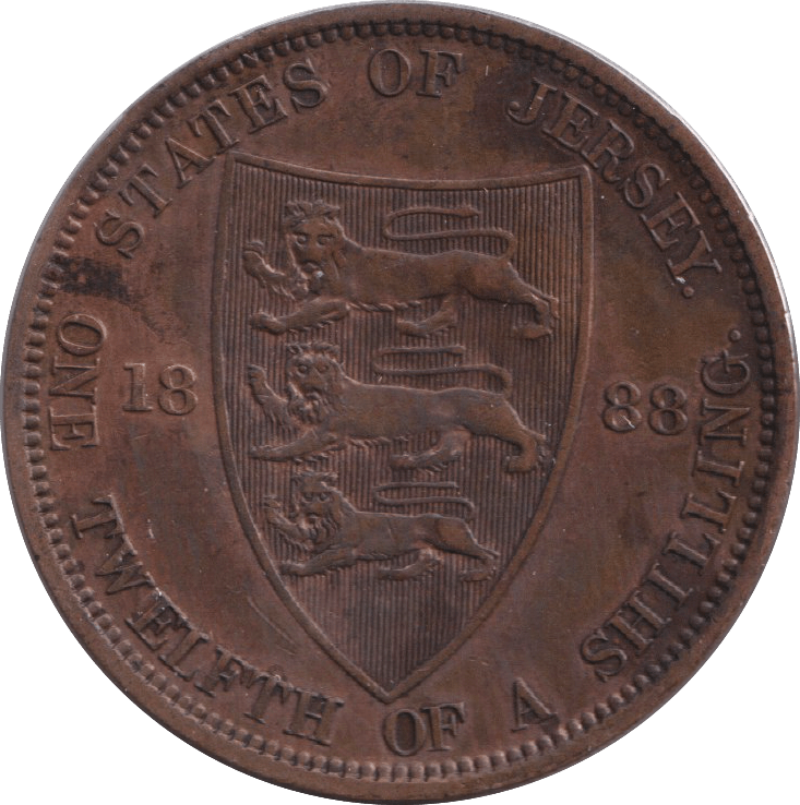 1888 1/12 SHILLING - PENNY - Cambridgeshire Coins