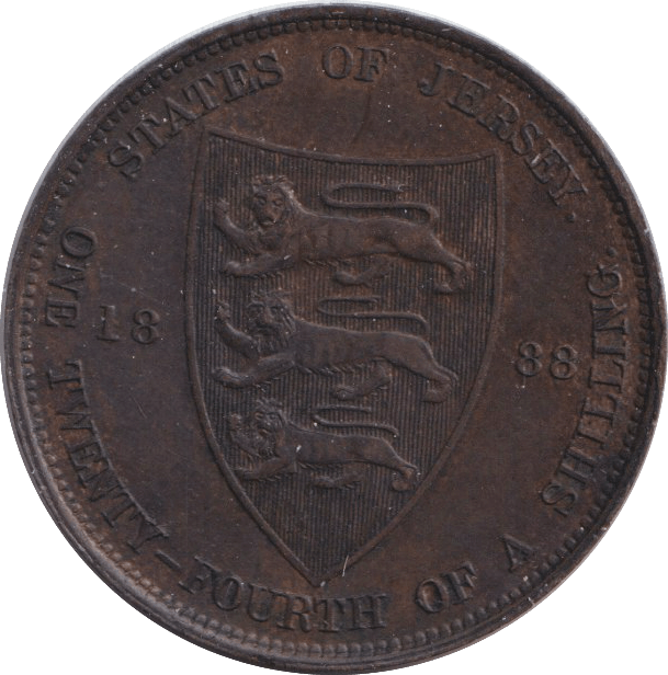 1888 1/24 SHILLING - PENNY - Cambridgeshire Coins