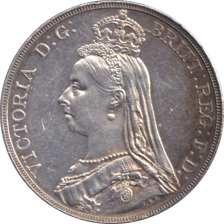 1888 CROWN ( AUNC ) - CROWN - Cambridgeshire Coins