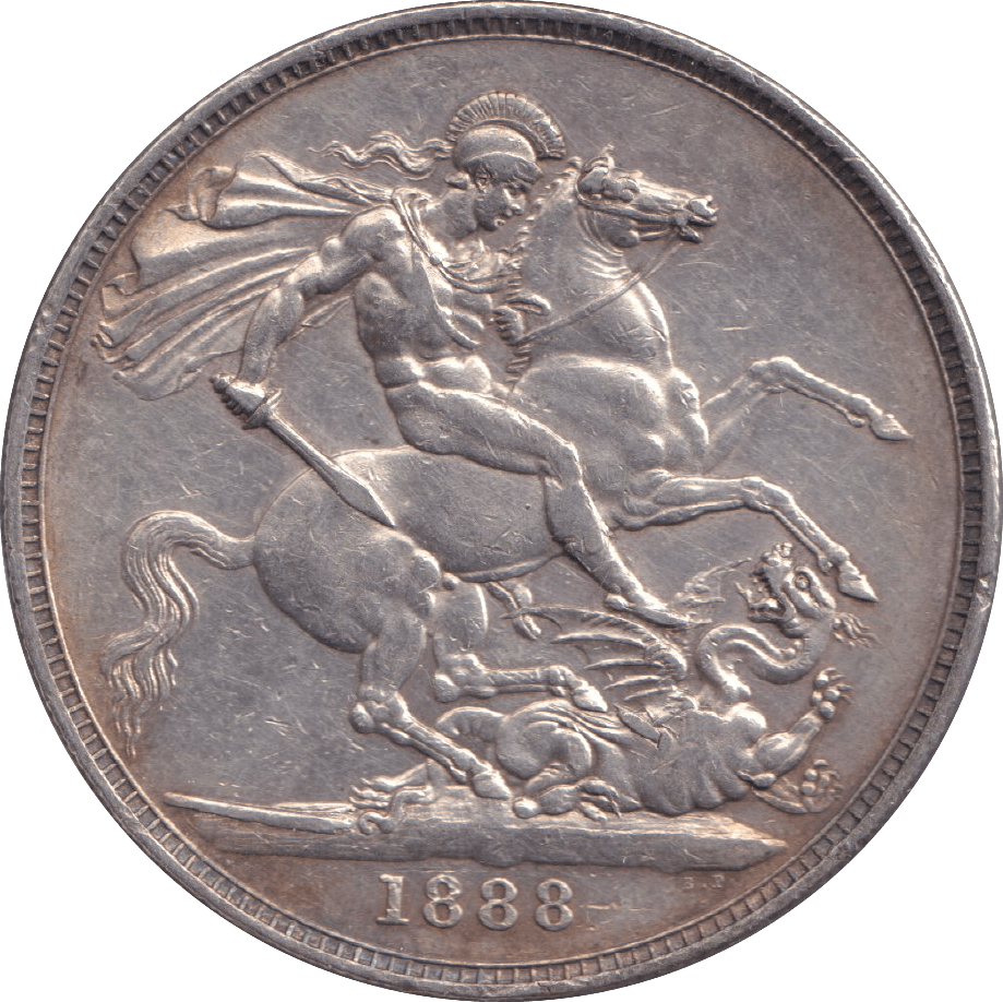 1888 CROWN ( EF ) - CROWN - Cambridgeshire Coins