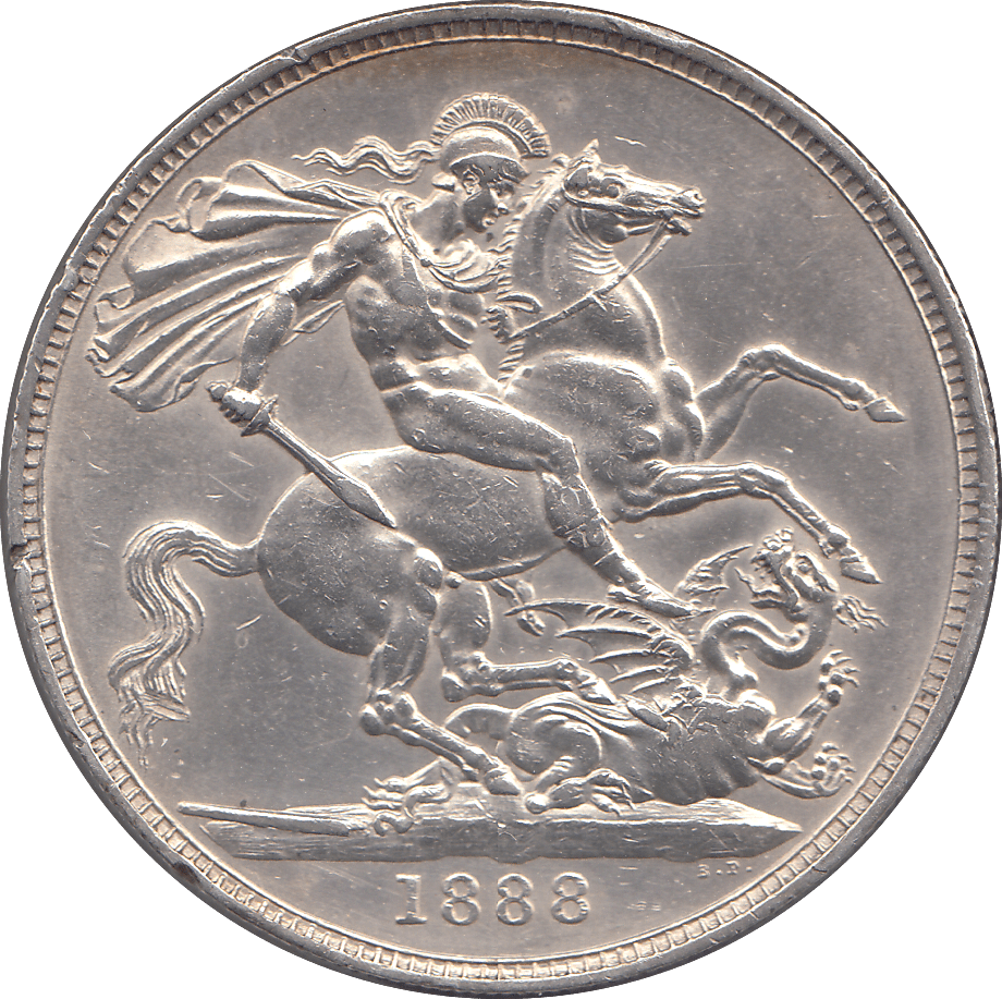 1888 CROWN ( EF ) - CROWN - Cambridgeshire Coins