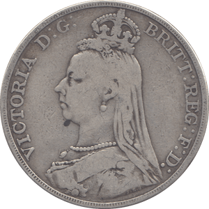 1888 CROWN ( FINE ) - CROWN - Cambridgeshire Coins