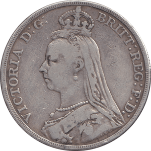 1888 CROWN ( FINE ) - CROWN - Cambridgeshire Coins