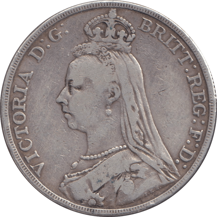 1888 CROWN ( FINE ) - CROWN - Cambridgeshire Coins