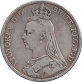 1888 CROWN ( FINE ) - CROWN - Cambridgeshire Coins
