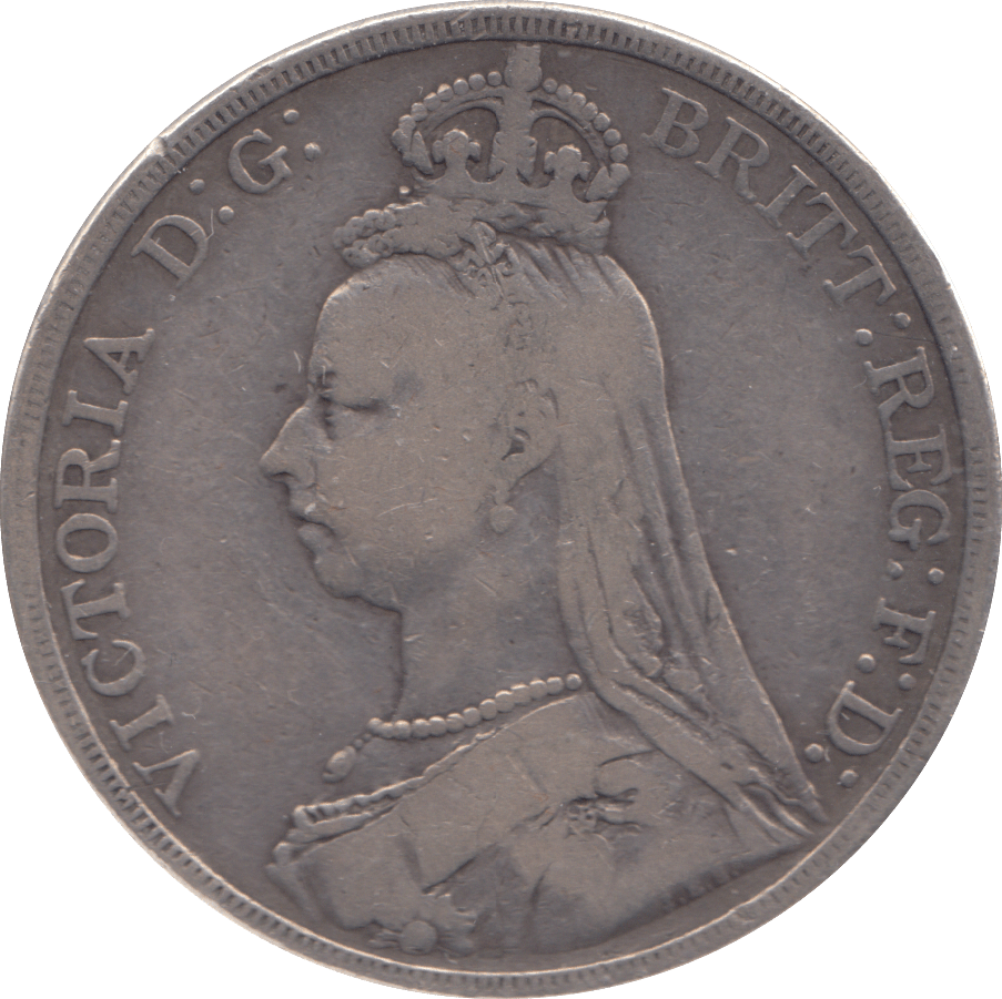1888 CROWN ( FINE ) - CROWN - Cambridgeshire Coins