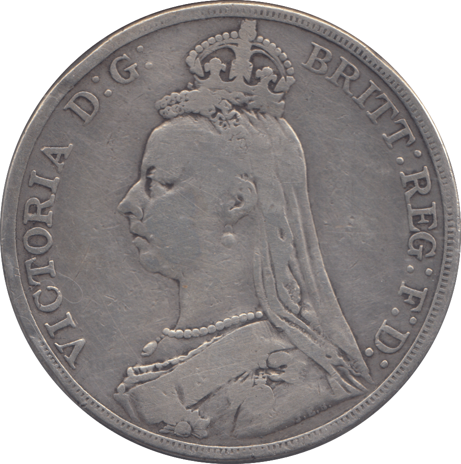 1888 CROWN ( FINE ) - CROWN - Cambridgeshire Coins