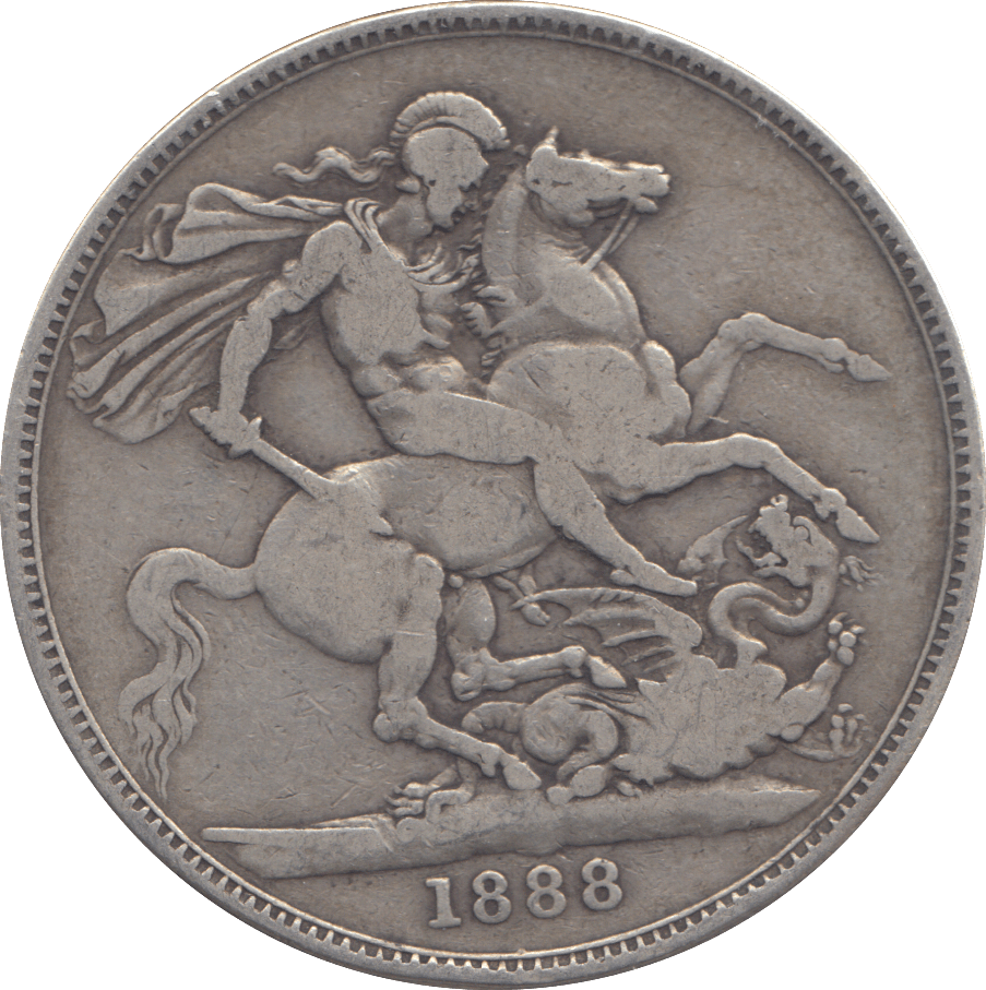 1888 CROWN ( FINE ) - CROWN - Cambridgeshire Coins