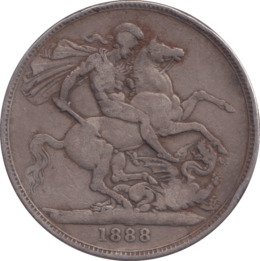 1888 CROWN ( FINE ) - CROWN - Cambridgeshire Coins