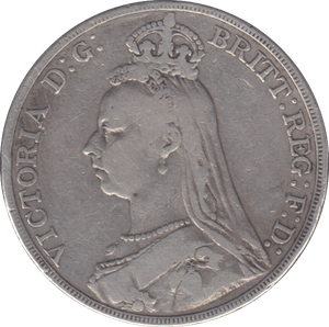 1888 CROWN ( FINE ) - CROWN - Cambridgeshire Coins