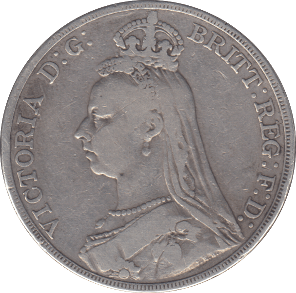 1888 CROWN ( FINE ) - CROWN - Cambridgeshire Coins