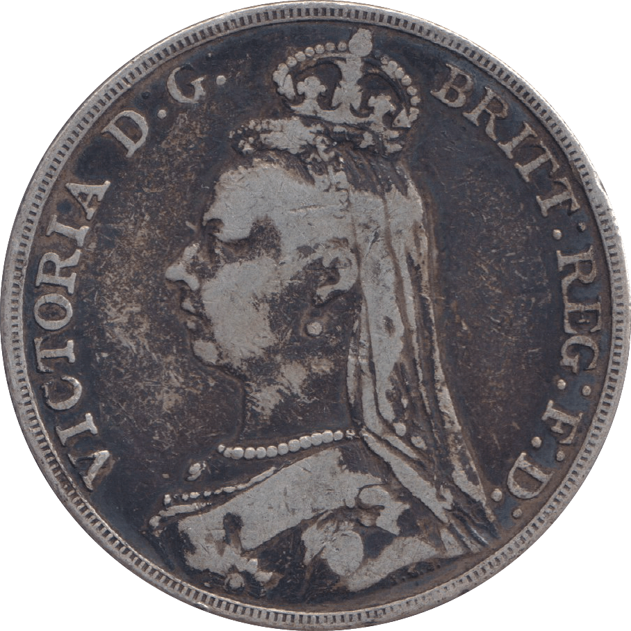 1888 CROWN ( FINE ) - CROWN - Cambridgeshire Coins