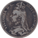 1888 CROWN ( FINE ) - CROWN - Cambridgeshire Coins
