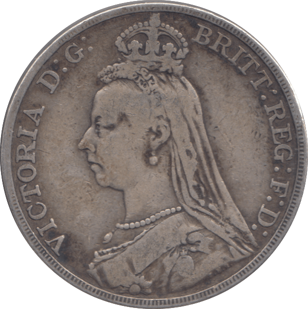 1888 CROWN ( FINE ) - CROWN - Cambridgeshire Coins