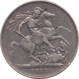 1888 CROWN ( GF ) - CROWN - Cambridgeshire Coins