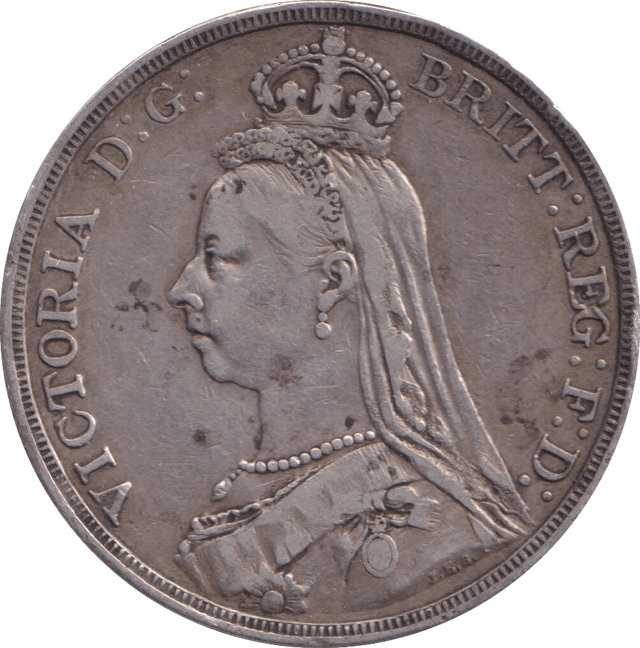 1888 CROWN ( GF ) - FLORIN - Cambridgeshire Coins