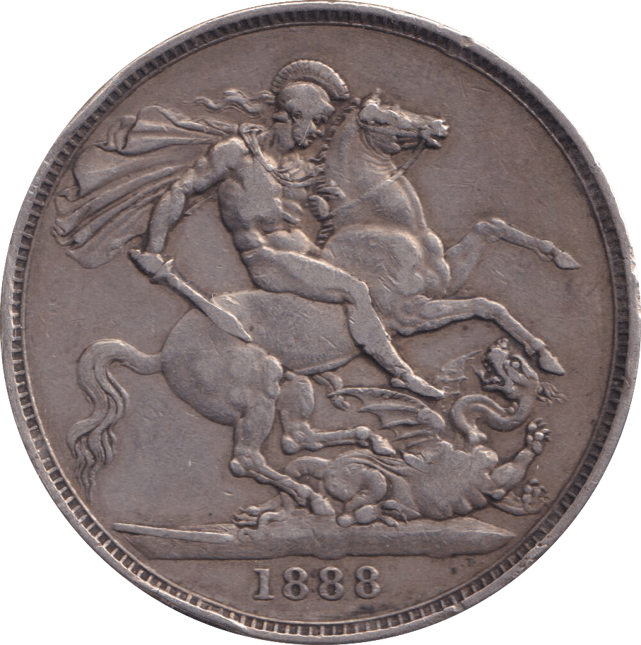 1888 CROWN ( GF ) - FLORIN - Cambridgeshire Coins