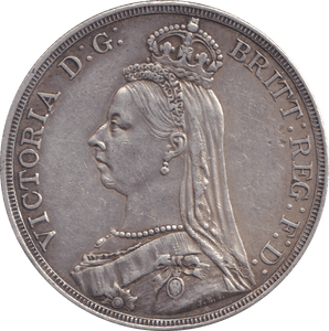 1888 CROWN ( GVF ) - CROWN - Cambridgeshire Coins