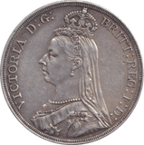 1888 CROWN ( GVF ) - CROWN - Cambridgeshire Coins