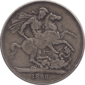 1888 CROWN ( NF ) - CROWN - Cambridgeshire Coins