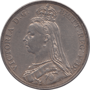 1888 CROWN ( VF ) - CROWN - Cambridgeshire Coins