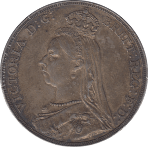 1888 CROWN ( VF ) - CROWN - Cambridgeshire Coins