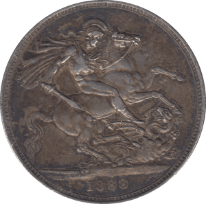 1888 CROWN ( VF ) - CROWN - Cambridgeshire Coins