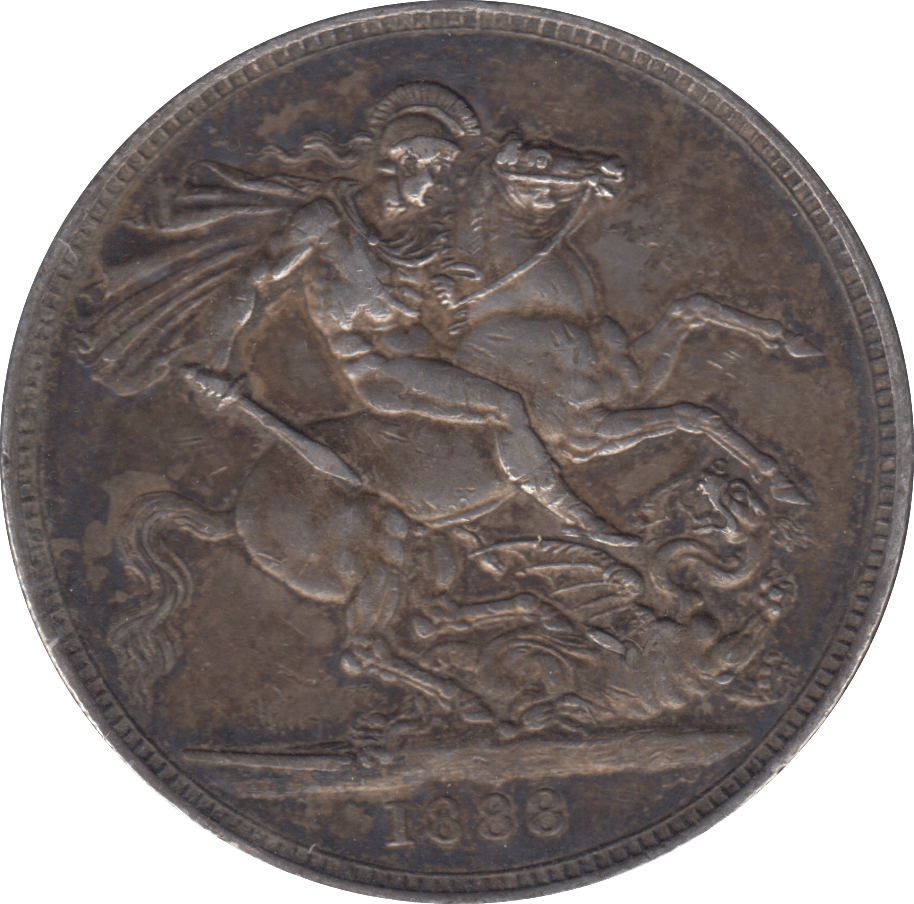 1888 CROWN ( VF ) - CROWN - Cambridgeshire Coins