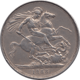 1888 CROWN ( VF ) - CROWN - Cambridgeshire Coins