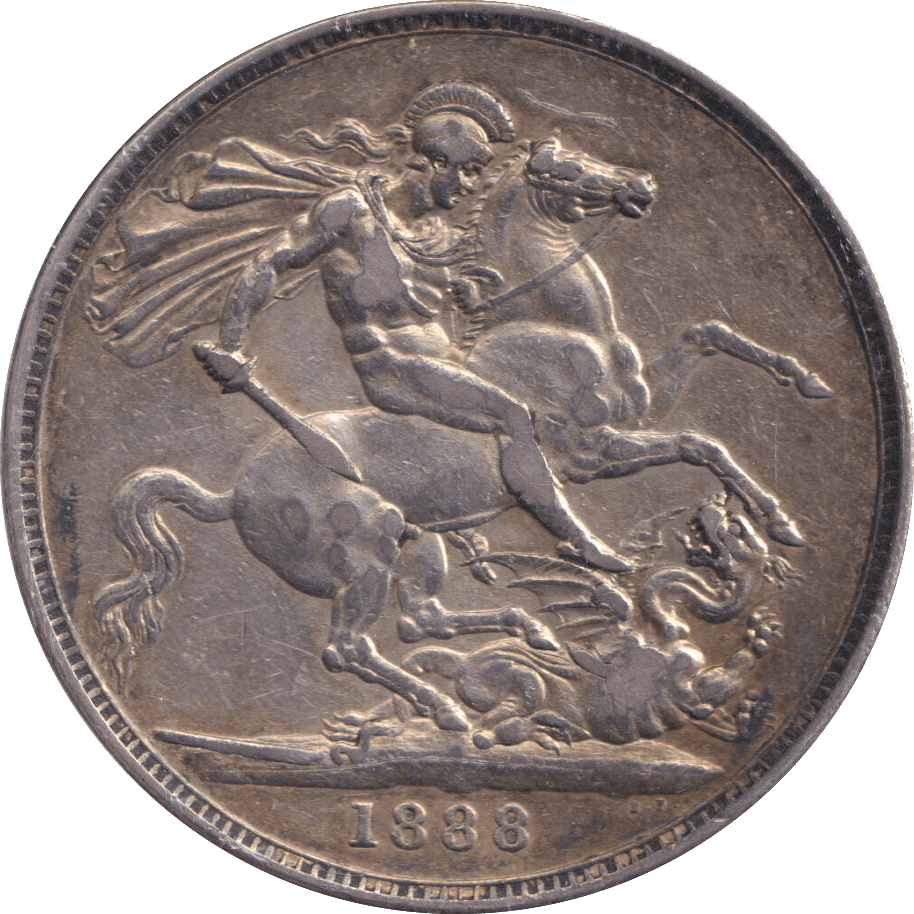1888 CROWN ( VF ) - CROWN - Cambridgeshire Coins