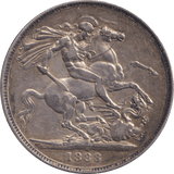 1888 CROWN ( VF ) - CROWN - Cambridgeshire Coins