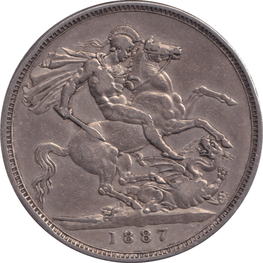 1888 CROWN WIDE DATE ( VF ) - CROWN - Cambridgeshire Coins