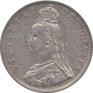 1888 DOUBLE FLORIN ( AUNC ) - DOUBLE FLORIN - Cambridgeshire Coins