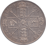 1888 DOUBLE FLORIN ( EF ) - DOUBLE FLORIN - Cambridgeshire Coins