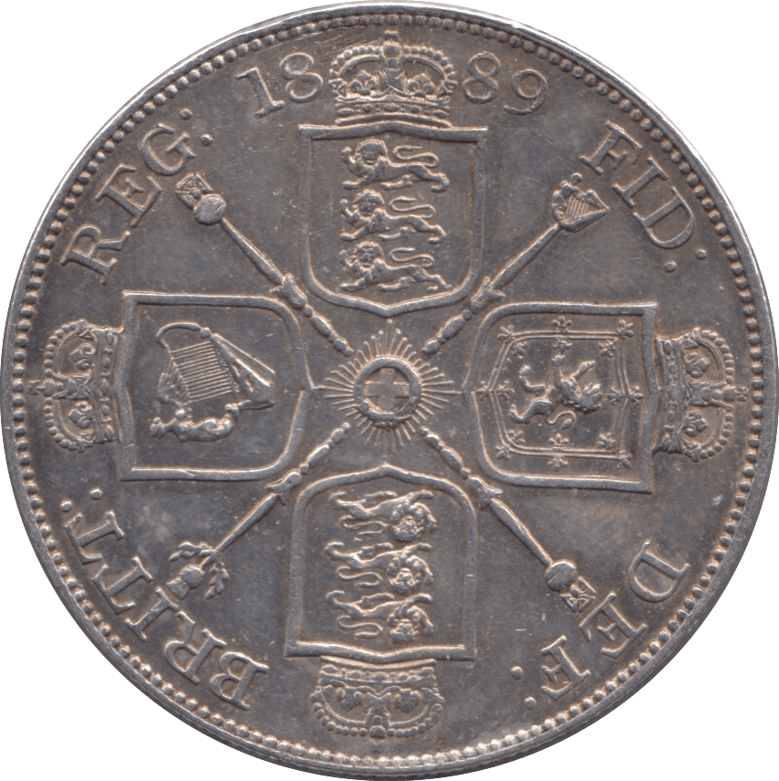 1888 DOUBLE FLORIN ( EF ) - DOUBLE FLORIN - Cambridgeshire Coins