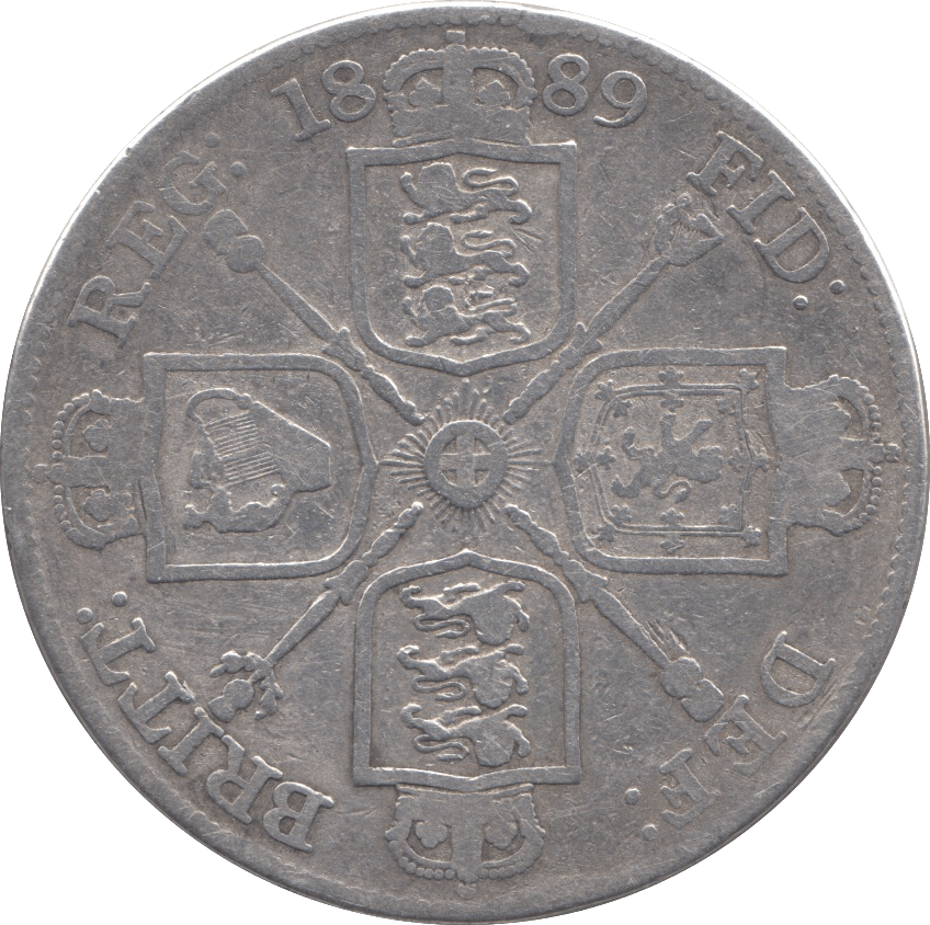 1888 DOUBLE FLORIN ( FINE ) - DOUBLE FLORIN - Cambridgeshire Coins