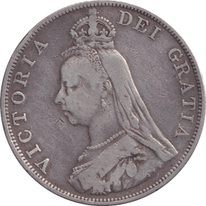 1888 DOUBLE FLORIN ( FINE ) - FLORIN - Cambridgeshire Coins