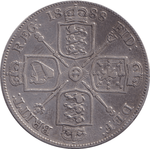 1888 DOUBLE FLORIN ( GF ) - DOUBLE FLORIN - Cambridgeshire Coins