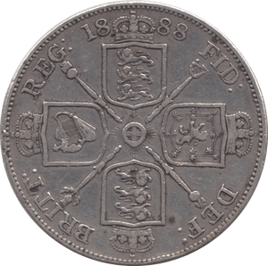 1888 DOUBLE FLORIN ( GF ) - DOUBLE FLORIN - Cambridgeshire Coins