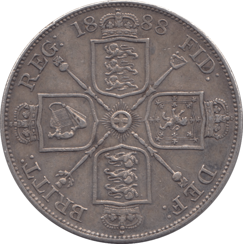 1888 DOUBLE FLORIN ( GVF ) - DOUBLE FLORIN - Cambridgeshire Coins